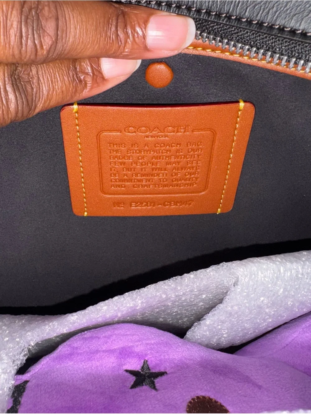 Coach Empire 48 in Loved Leather